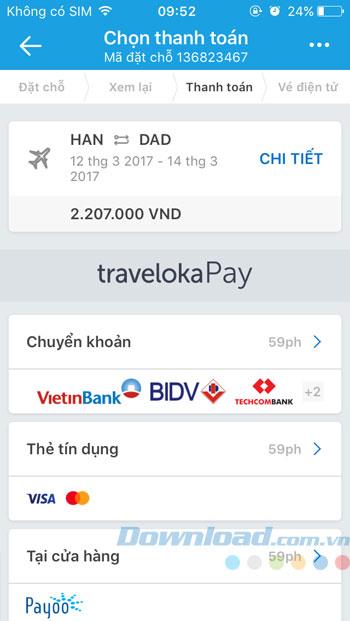 So buchen Sie Flugtickets bei Traveloka