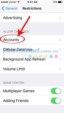 Comment verrouiller la fonction de changement de compte iCloud sur iOS