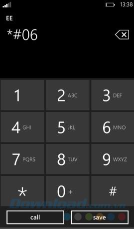 How to check IMEI, check IMEI of Windows Phone