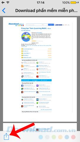 Exporter le site Web sur iPhone au format PDF