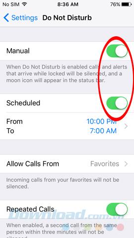 Comment bloquer les appels en heures supplémentaires sur iPhone