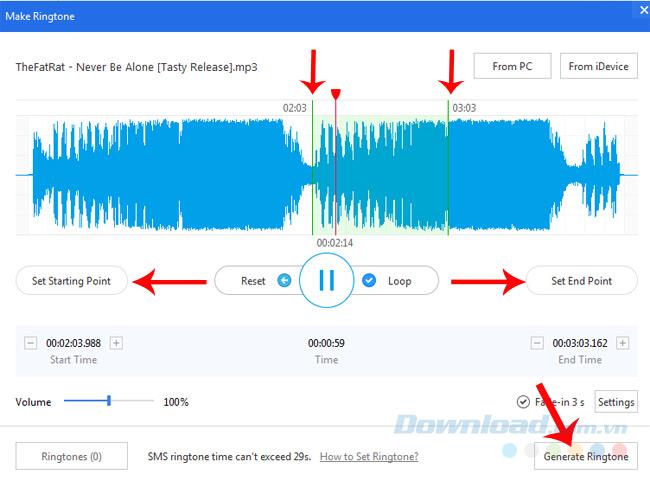 Three ways to make iPhone, iPad ringtones simply by 3uTools