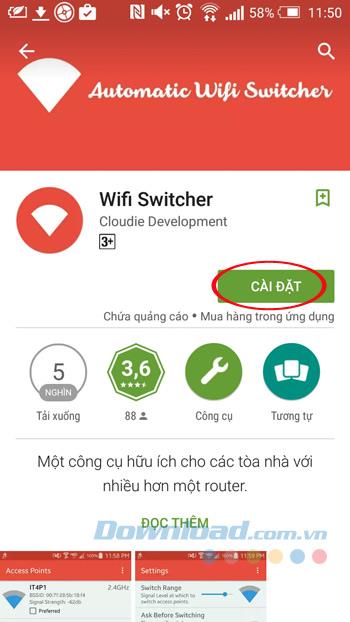 How to keep your Android phone always receiving the strongest Wi-Fi signal