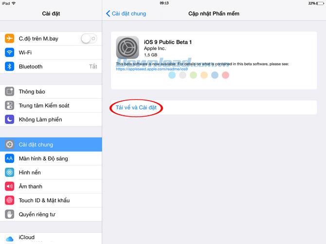 Instructions pour installer iOS 9 Public Beta le plus rapidement
