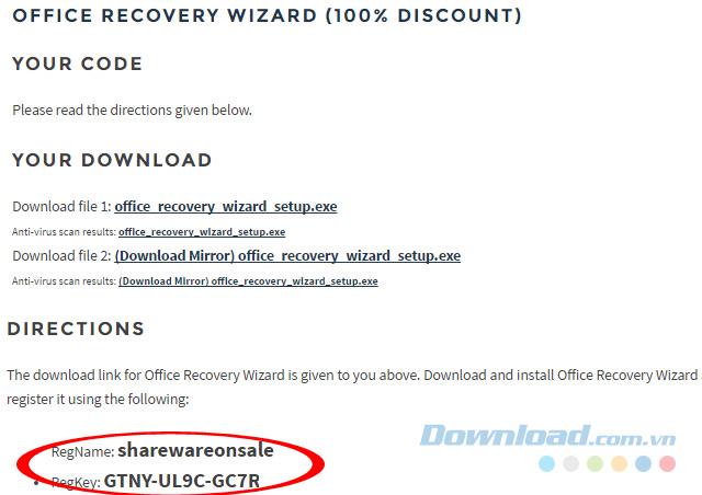 [Kostenlos] Copyright Office Recovery Wizard-Software im Wert von 200 USD