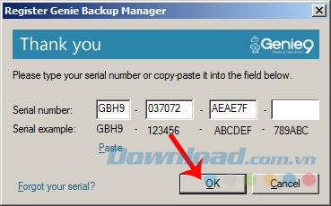 [Gratuit] Copyright Logiciel Genie Backup Manager Home 9