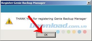 [Gratuit] Copyright Logiciel Genie Backup Manager Home 9