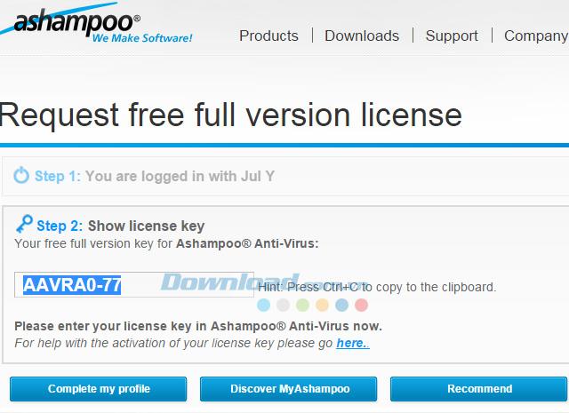 [Gratis] Copyright Ashampoo Antivirus 2015