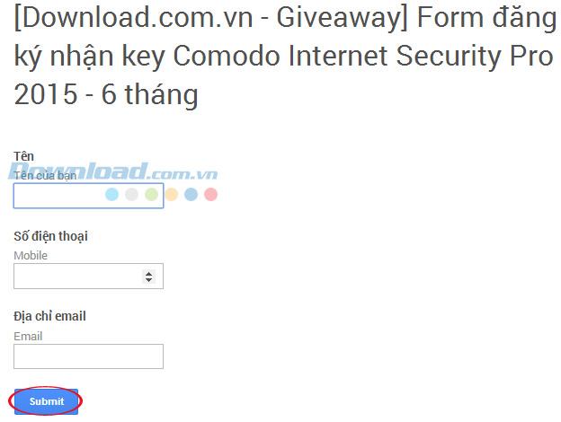 [Free] 6 months copyright Comodo Internet Security Pro