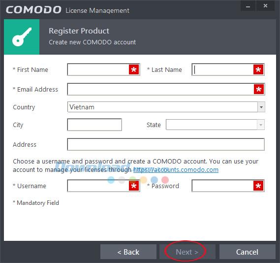 [नि: शुल्क] 6 महीने कॉपीराइट Comodo इंटरनेट सुरक्षा प्रो