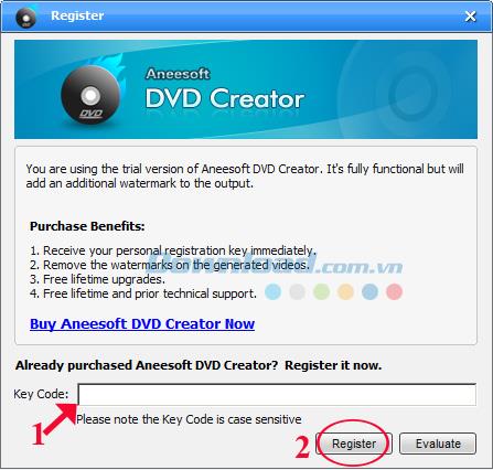 [Free] Copyright Aneesoft DVD Creator software