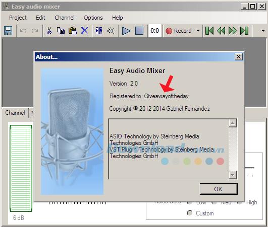 [مجاني] حقوق الطبع والنشر برنامج Easy Audio Mixer