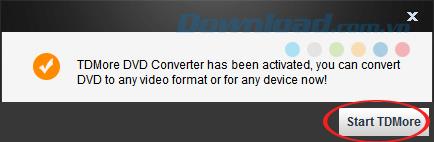 [Gratuit] Copyright TDMore DVD Converter software