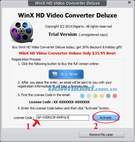 [رایگان] نرم افزار کپی رایت WinX HD Video Converter Deluxe