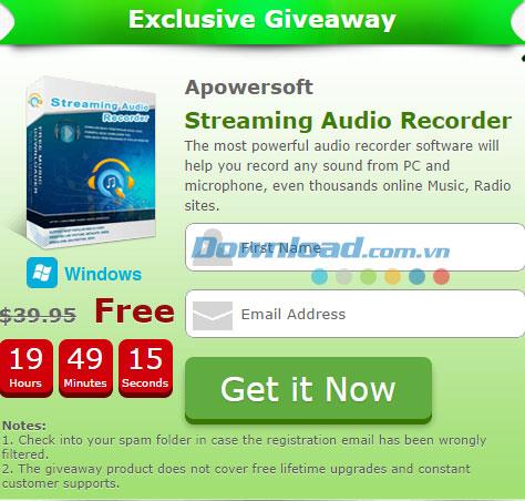 [無料] Copyright Streaming Audio Recorderソフトウェア