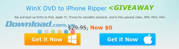 [Gratuit] Copyright WinX DVD sur le logiciel iPhone Ripper