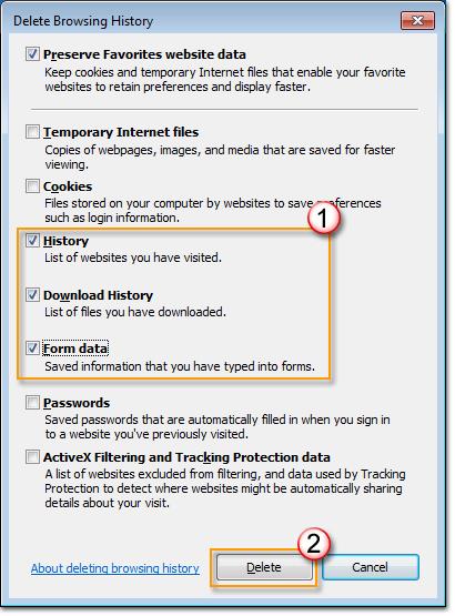 طرق حذف محفوظات مربع أوامر تشغيل Windows Vista / 7 / 8.8.1 / 10