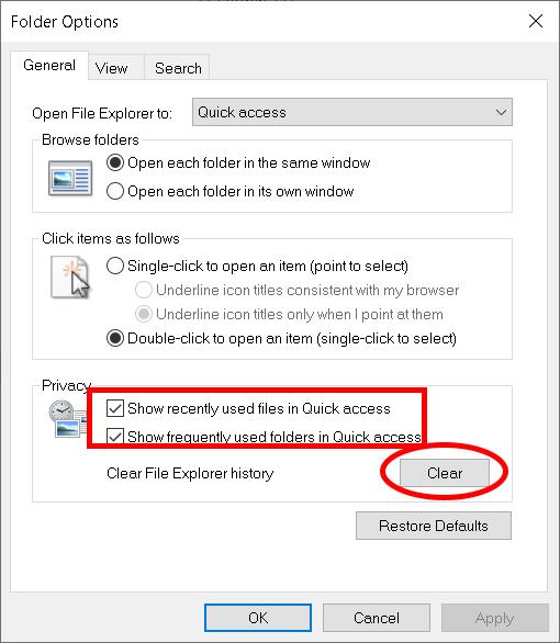 Maneiras de limpar o histórico do comando Windows Vista / 7 / 8.8.1 / 10 Run