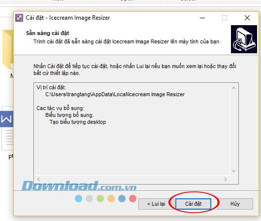 Instructions pour installer Icecream Image Resizer pour redimensionner des photos par lots