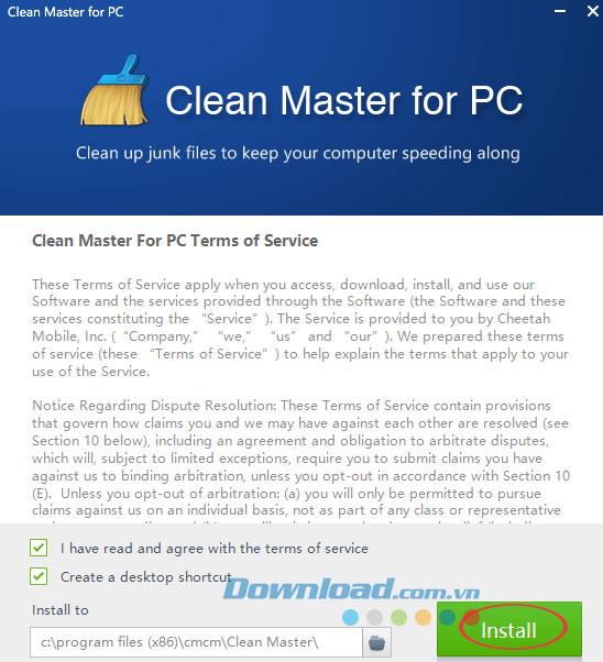 Instruções para instalar o Clean Master para limpar e acelerar o seu computador