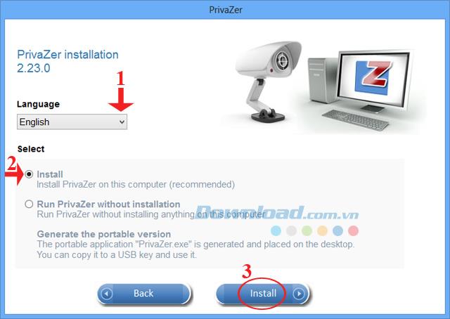 Clean system and delete junk files with PrivaZer