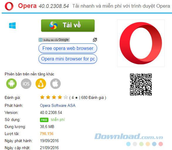 Cara mengunduh data di Opera menggunakan Internet Download Manager (IDM)