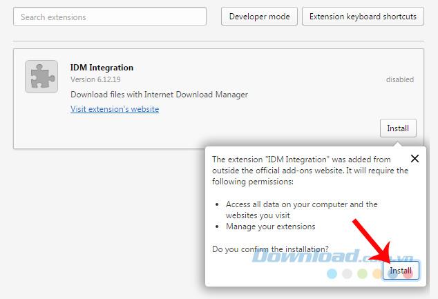 Cara mengunduh data di Opera menggunakan Internet Download Manager (IDM)