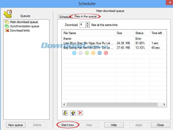 Comment planifier un arrêt par Internet Download Manager