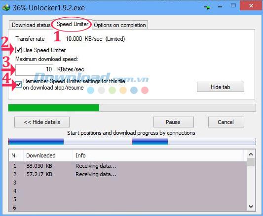 Comment limiter la vitesse de téléchargement pour Internet Download Manager