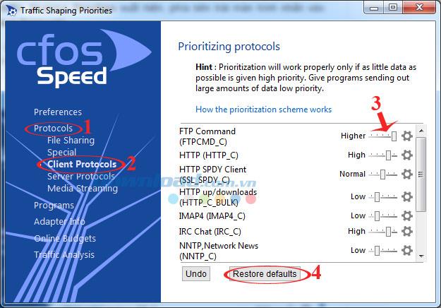 دستی را برای سرعت بخشیدن به اتصال به اینترنت cFosSpeed