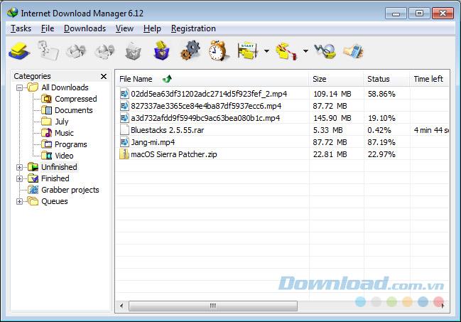 Changer linterface pour Internet Download Manager