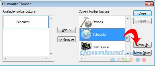 Changer linterface pour Internet Download Manager