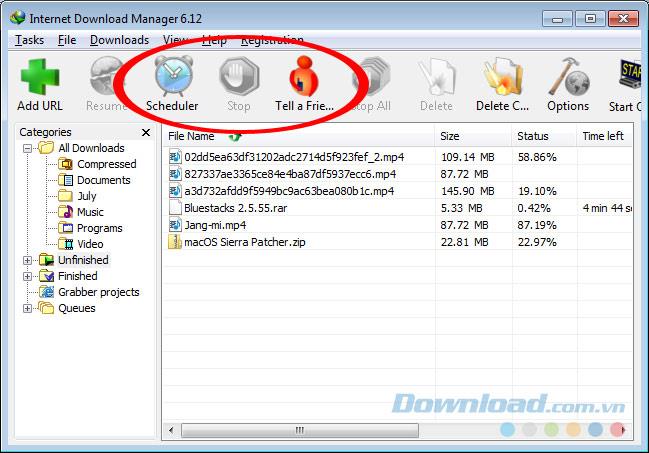 Changer linterface pour Internet Download Manager