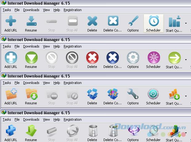 Changer linterface pour Internet Download Manager