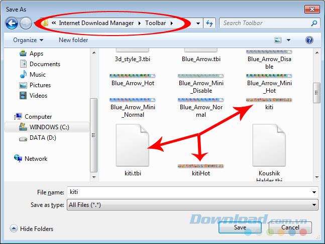 Changer linterface pour Internet Download Manager