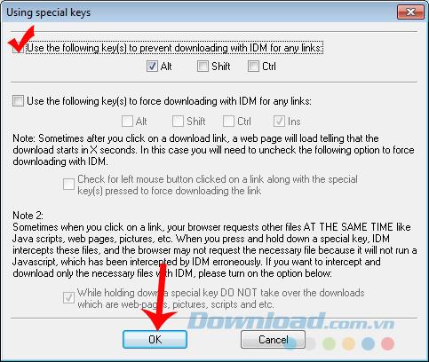 Force the browser to use Internet Download Manager to download data