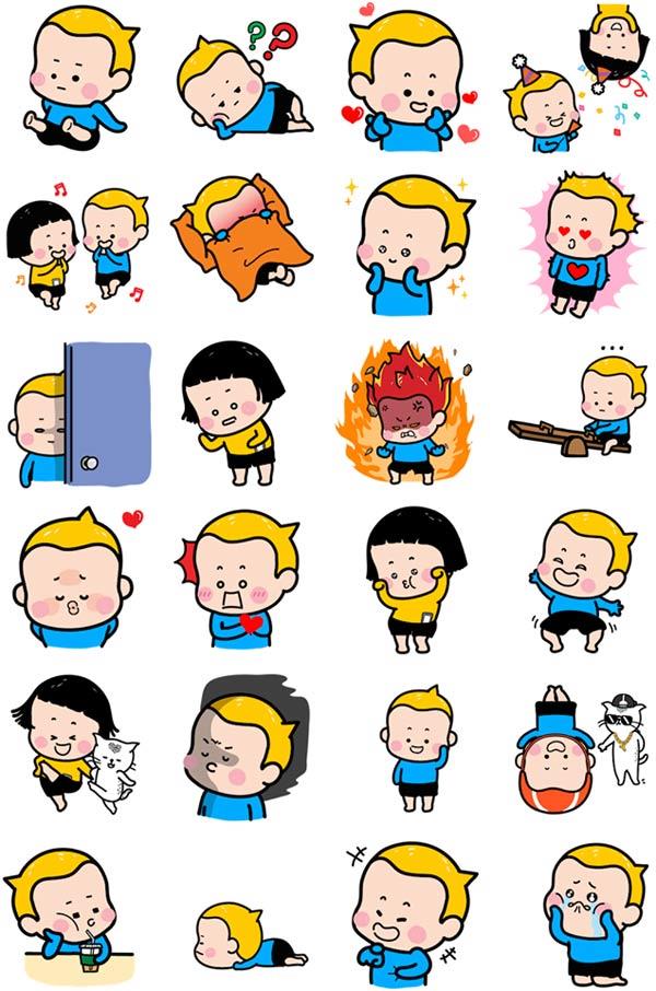 Collection of 10 most adorable Facebook Sticker