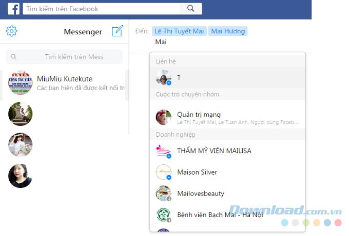 Comment créer un chat de groupe, chat de groupe sur Facebook Messenger
