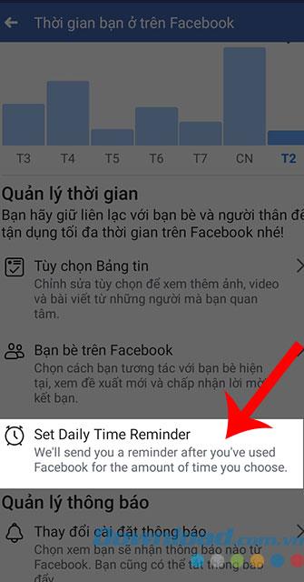 How to view and set time limits on Facebook