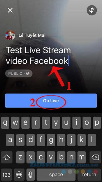 How to stream videos directly on Facebook phone