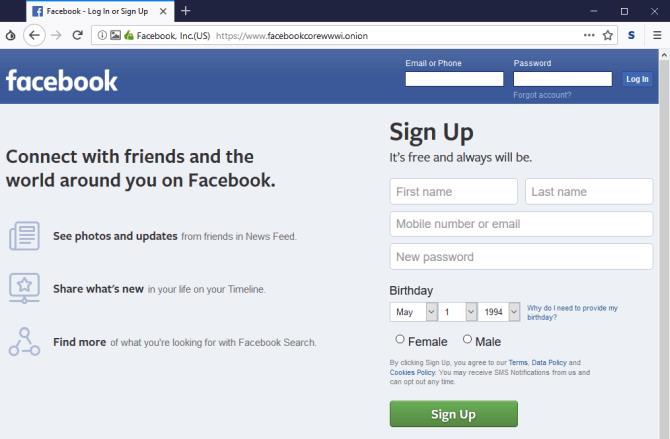Anleitung zum Durchsuchen von Facebook durch Tor in 5 Schritten