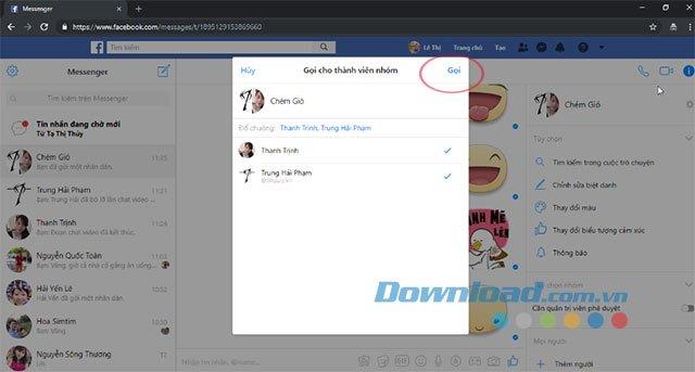 Comment passer un appel vidéo de groupe sur Facebook Messenger