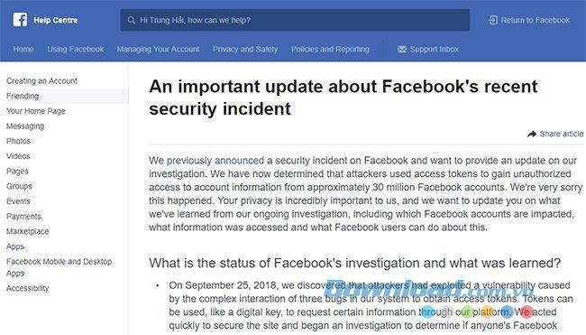 Comment vérifier mon Facebook dans 29 millions de comptes piratés?