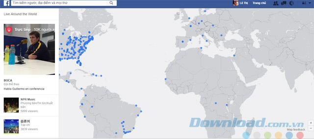 Comment regarder des vidéos Facebook en direct dans le monde entier