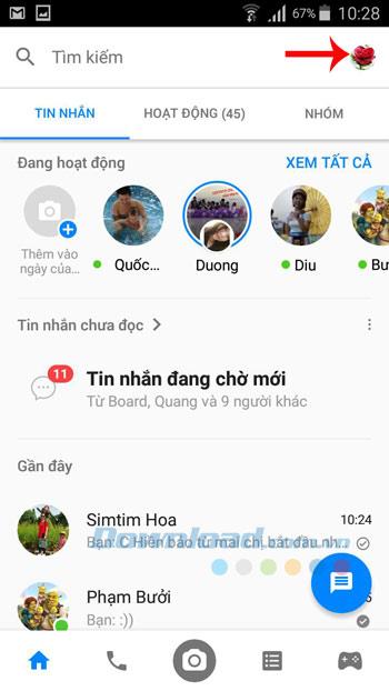 Comment se connecter, convertir plusieurs comptes Messenger sur mobile