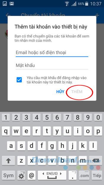 Comment se connecter, convertir plusieurs comptes Messenger sur mobile