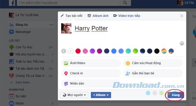 Comment ajouter leffet magique Harry Potter à Facebook