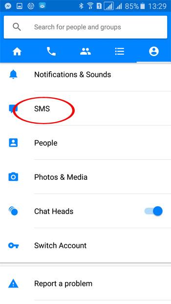 Facebook Messenger prend en charge lenvoi de messages SMS