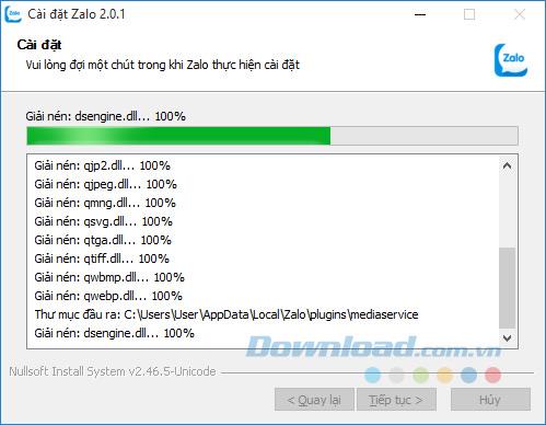 Instructions for installing and using Zalo on your computer