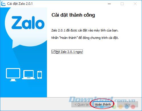 Instructions for installing and using Zalo on your computer